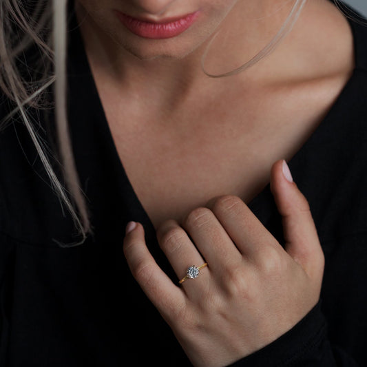 Wisp Engagement Ring - Elongated Cushion