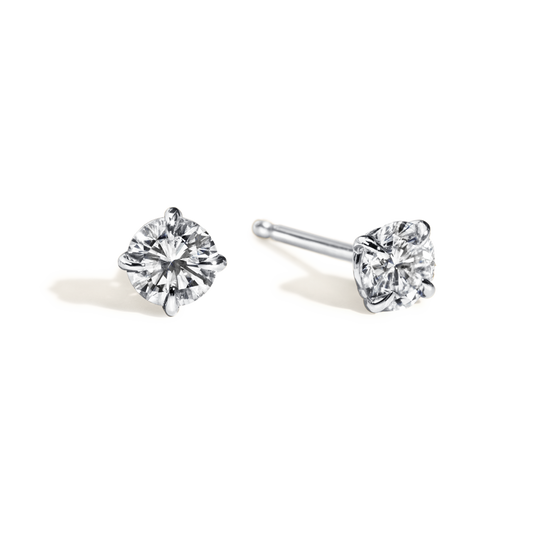 The Round 4 Prong Studs