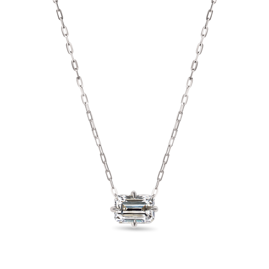 The Emerald Cut Diamond Pendant