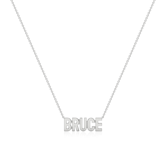 Signature name necklace