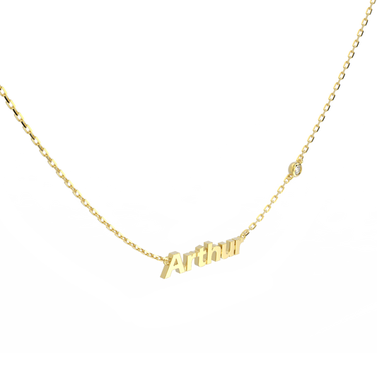 Name Necklace with Emotional Spark