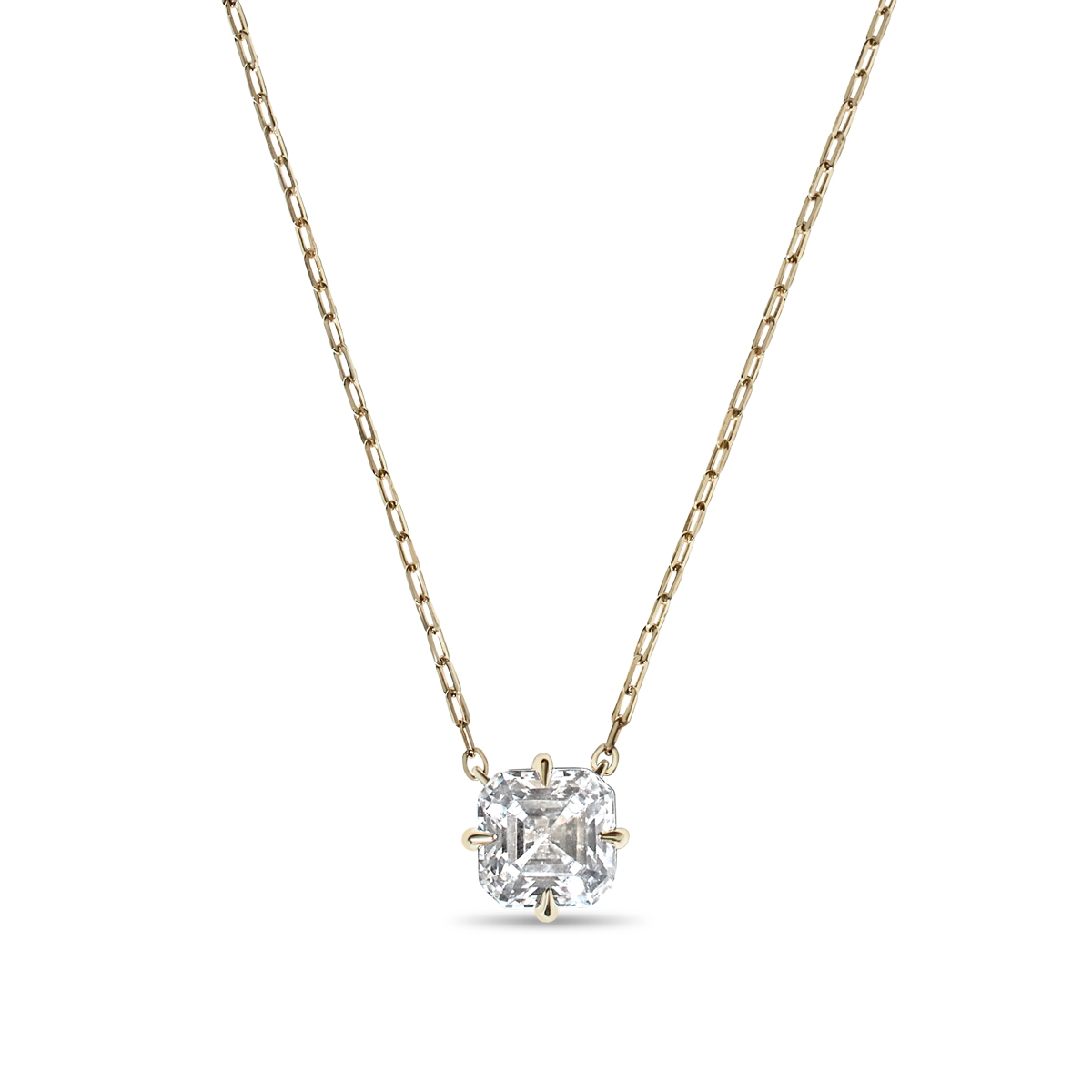 The Asscher Diamond Pendant