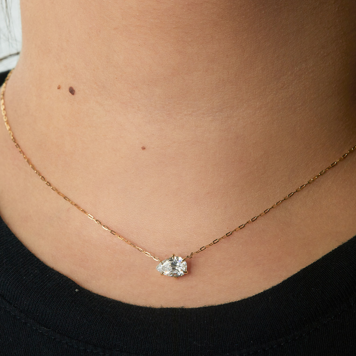 The Pear Diamond Pendant