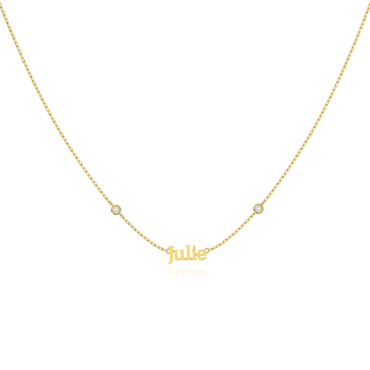 Name Necklace with Emotional Spark