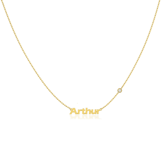 Name Necklace with Emotional Spark
