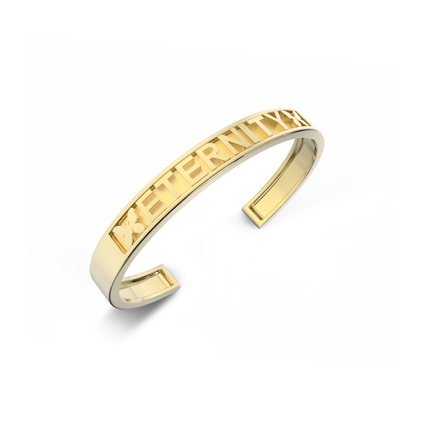 18k Gold Plate CharmMark ModuType Cuff