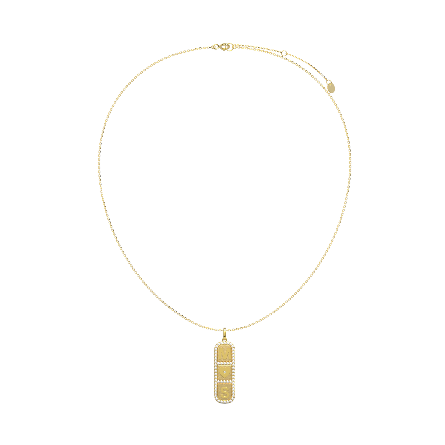 18k Gold Plated Elements Necklace